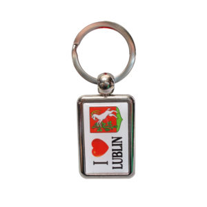 Brelok prostokątny Lublin wzór 1-0