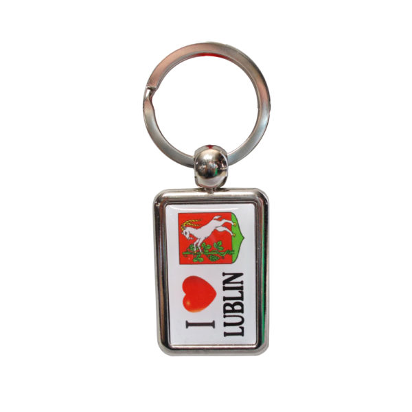 Brelok prostokątny Lublin wzór 1-0