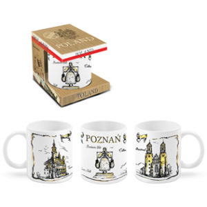 Kubek ceramiczny Poznań w opakowaniu -0