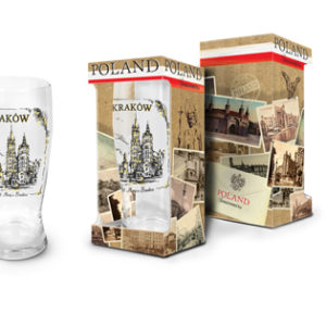Szklanka do piwa Kraków Kościół Mariacki-0