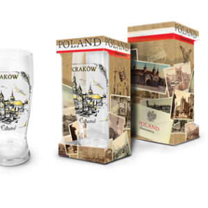 Szklanka do piwa Kraków Katedra Wawelska-0