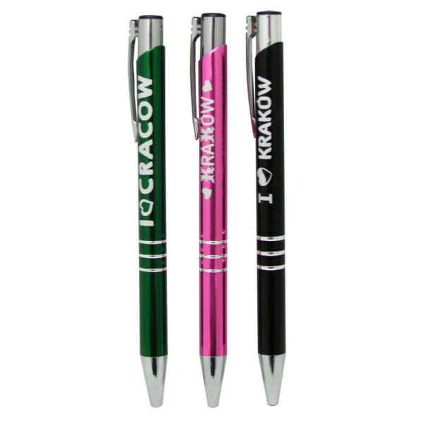 Metalowy długopis grawerowany Kraków-0