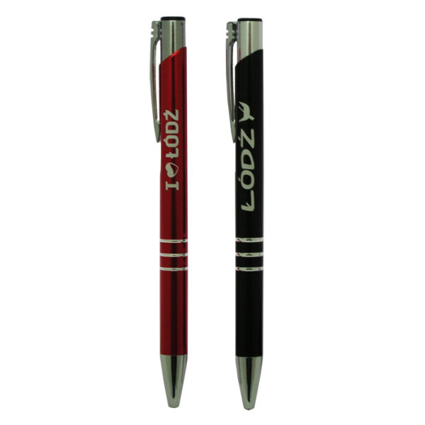 Metalowy długopis grawerowany Łódź-0