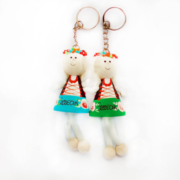 Brelok drewniana laleczka Szczecin-0