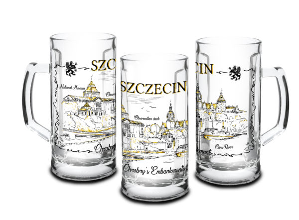 Kufel 0,3 szklany Szczecin-0